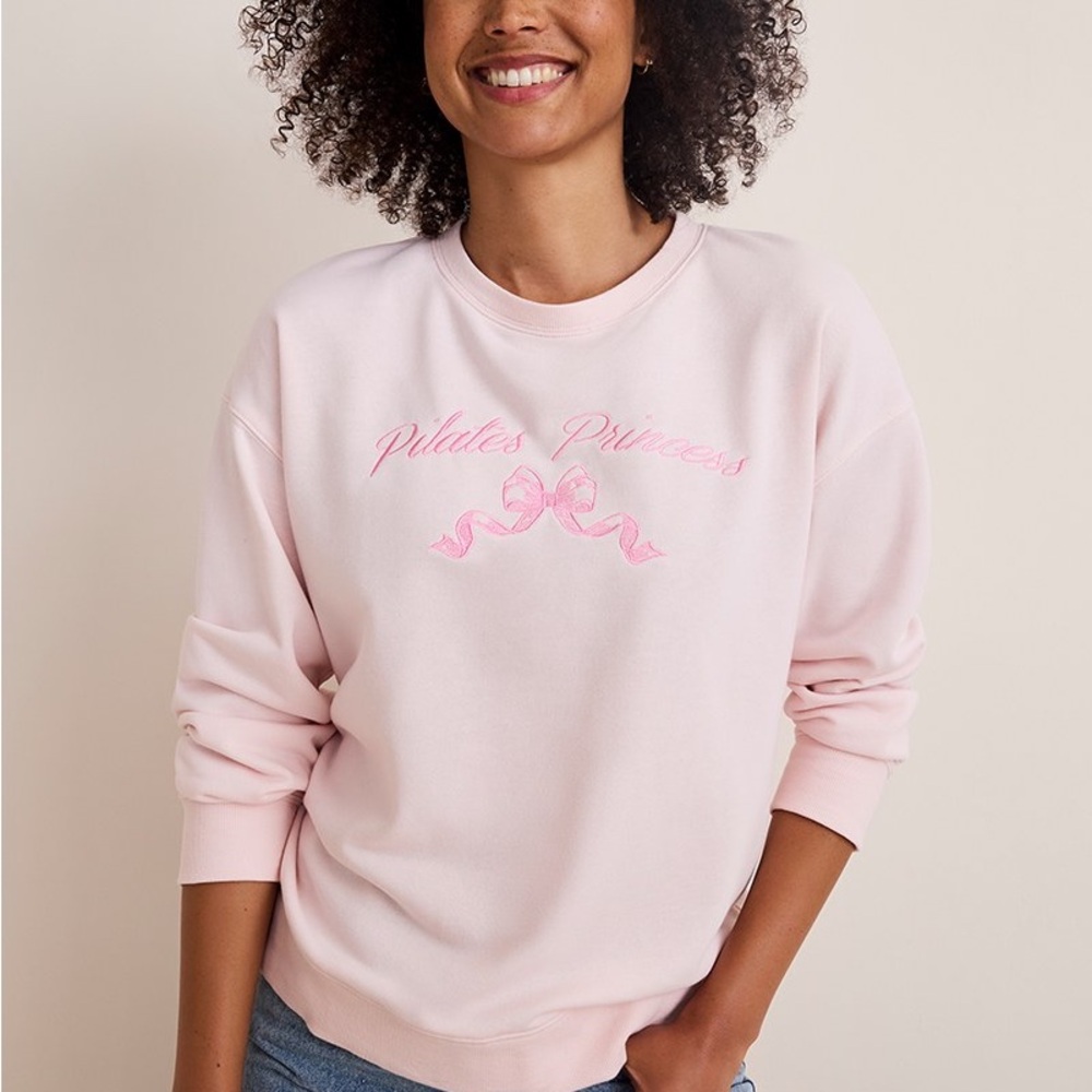 Pink Pilates Princess Sweatshirt / Small